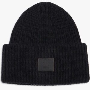 Acne Studios Black Wool Beanie